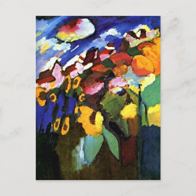 Carte Postale Kandinsky - Murnau Garden, (Devant)