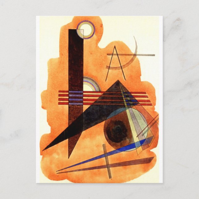 Carte Postale Kandinsky - Obstination Brown (Devant)