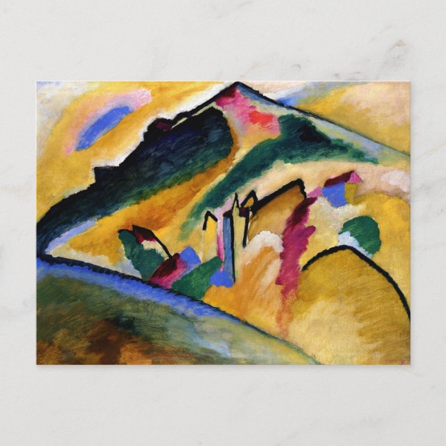 Carte Postale Kandinsky - Paysage d'automne (Devant)