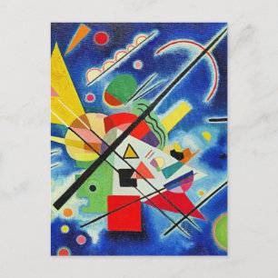 Carte Postale Kandinsky - Peinture Bleue