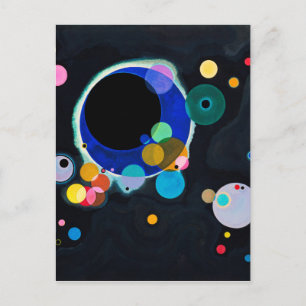 Carte Postale Kandinsky Plusieurs Cercles Artwork