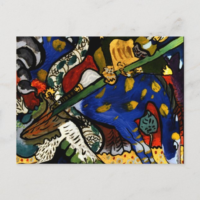 Carte Postale Kandinsky - Saint George I (Devant)