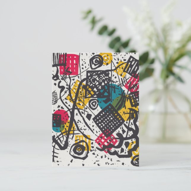 Carte Postale Kandinsky Small Worlds V Classic Abstrait (Debout devant)