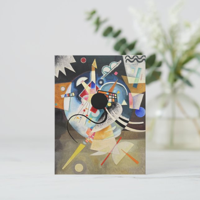 Carte Postale Kandinsky - Un centre (Debout devant)