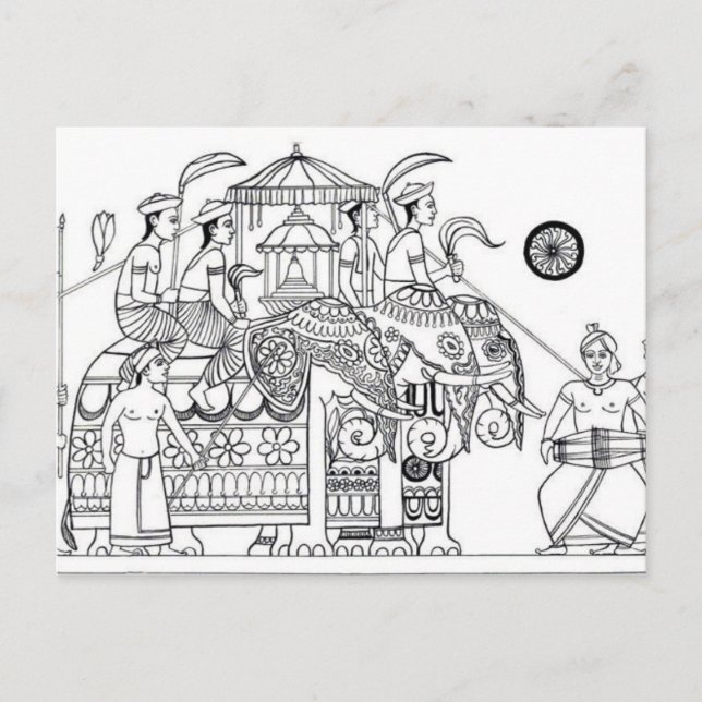 Carte Postale Kandy Possession traditionnelle Kandy Sri Lanka (Devant)