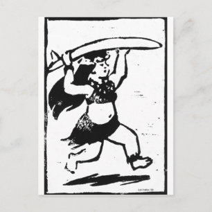 Carte Postale Kani Me Papa He' Enalu