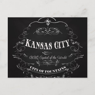 Carte Postale Kansas City Missouri - Capitale mondiale du barbec