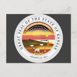 Carte Postale Kansas, États-Unis
