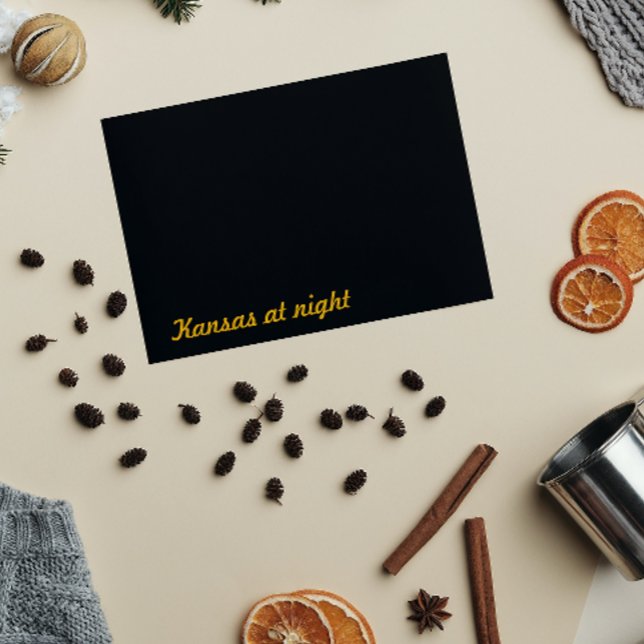 Carte Postale Kansas la nuit (Créateur téléchargé)