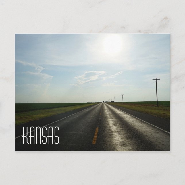 Carte Postale Kansas Prairie (Devant)