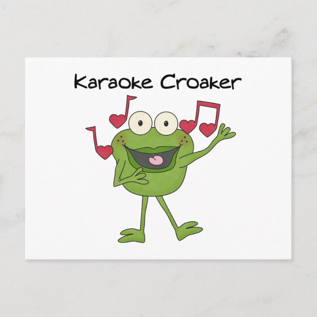 Carte Postale Karaoke Croaker (Devant)