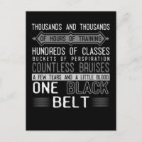 Karate de ceinture noire Taekwondo Jiu Jitsu Motiv