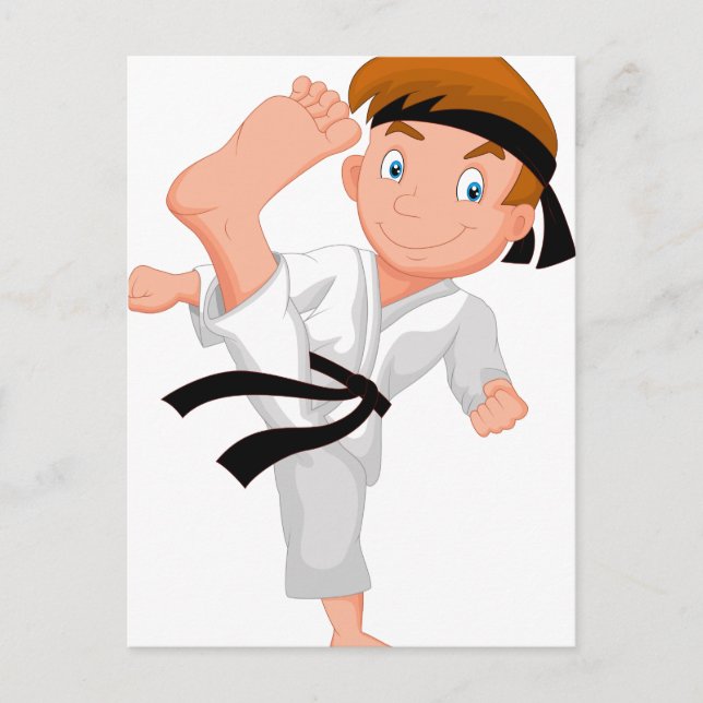 CARTE POSTALE KARATE GARY (Devant)