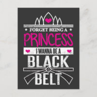 Karate Girls Oubliez Princess Soyez une ceinture n