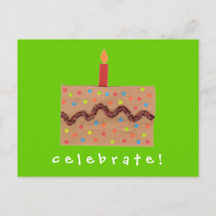 Carte Postale Karate Kat Graphics invitation anniversaire