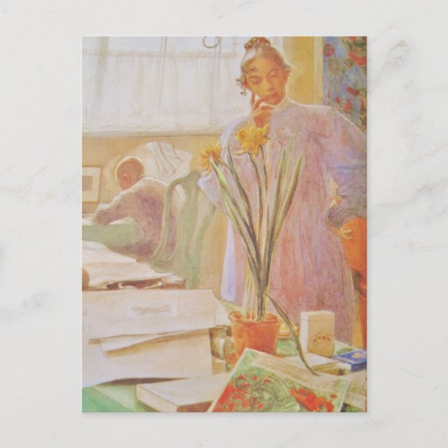 Carte Postale Karin dans le Studio (Devant)