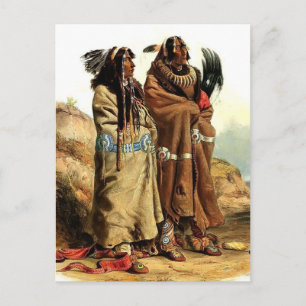Carte Postale Karl Bodmer-SihChida&MahchsiKarehde, Indiens manda