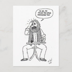 Carte Postale Karl Marx échec test SPGB
