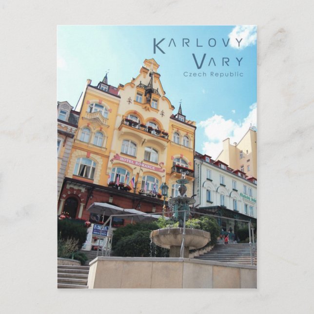 Carte Postale Karlovy Vary, Tchèque Photo (Devant)