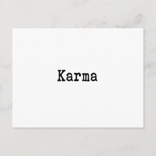 Carte Postale Karma