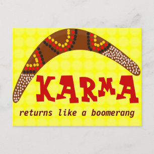 Carte postale Karma