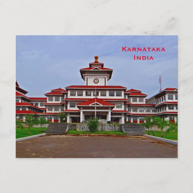 Carte Postale Karnataka India Vintage Tourism Travel Ajouter (Devant)