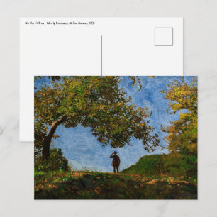 Carte Postale Károly Ferenczy - Sur le sommet de la colline