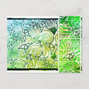 Carte Postale Karte celtic Triskele