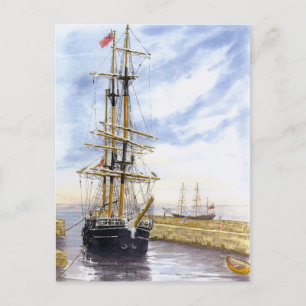 Carte postale 'Kaskelot Entrent dans Charlestown H
