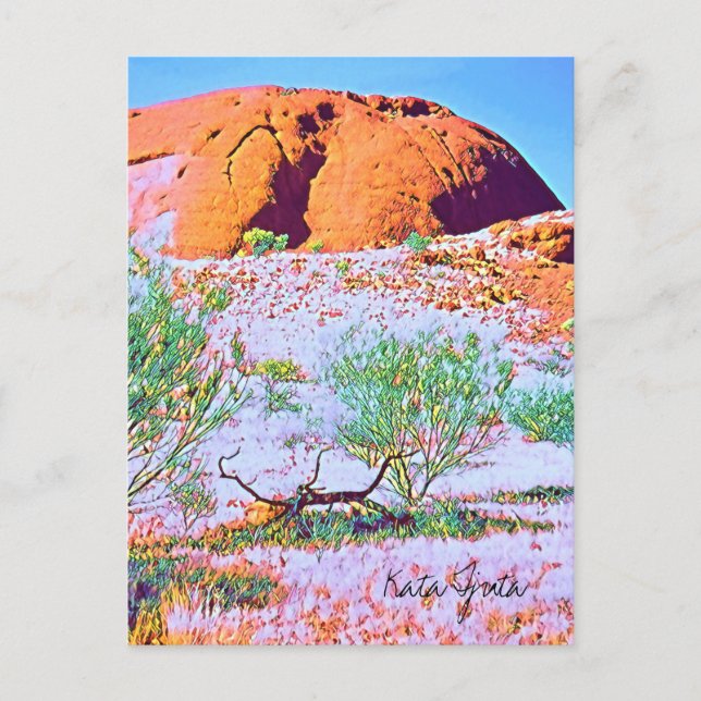 Carte Postale Kata Tjuta Les Olgas Australie Centrale Voyage (Devant)