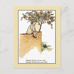 Carte Postale Kate Greenaway : Humpty Dumpty
