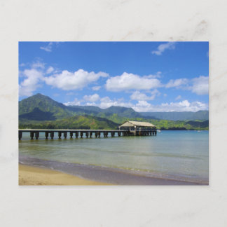 Carte Postale Kauai - La jetée de Hanalei