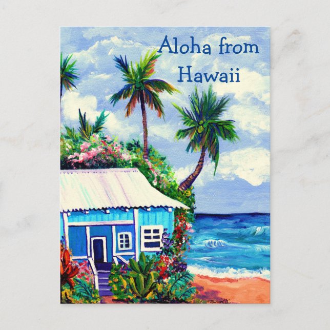 Carte Postale Kauai Tropical Beach House (Devant)