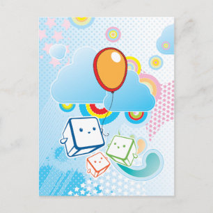 Carte postale Kawaii