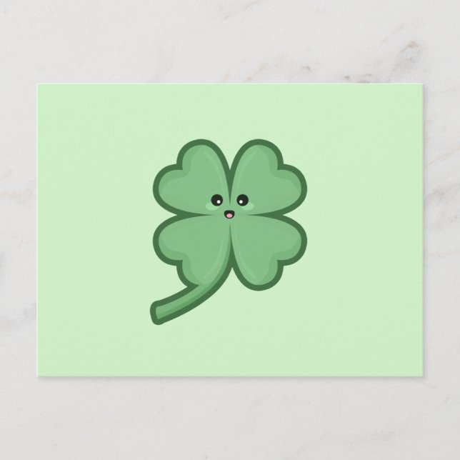 Carte Postale Kawaii Clover (Devant)