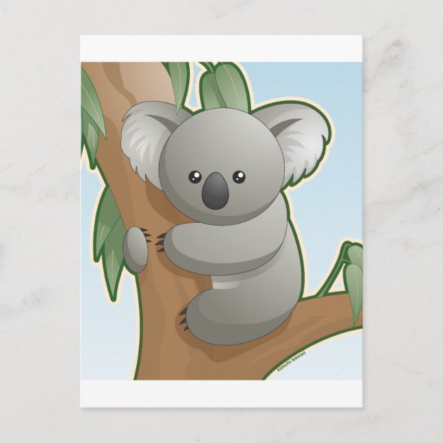 Carte Postale Kawaii Koala (Devant)