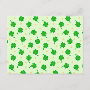 Carte Postale Kawaii Lucky Clover