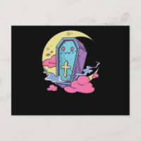 Kawaii Pastel Couleurs gothique Cute Goth Coffin
