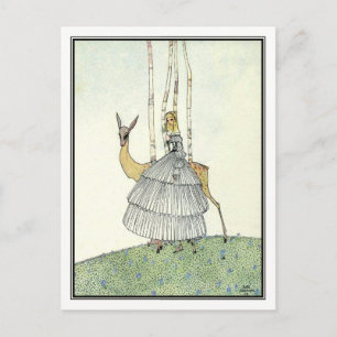 Carte Postale Kay Nielsen - En poudre et en crinoline