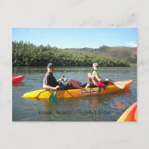 Carte Postale Kayak sur la rivière Wailua