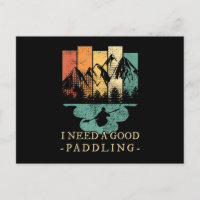 Kayaking Canoë Retro