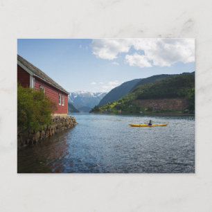 Carte Postale Kayaking the Hardangerfjord en Norvège