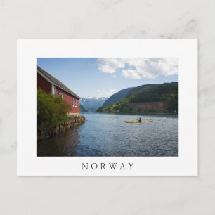 Carte Postale Kayaking the Hardangerfjord en Norvège