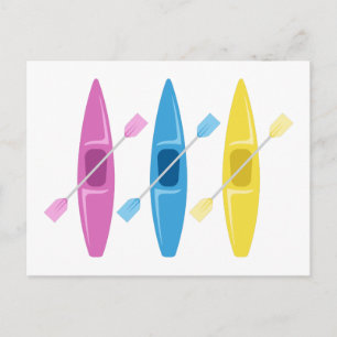 Carte Postale Kayaks