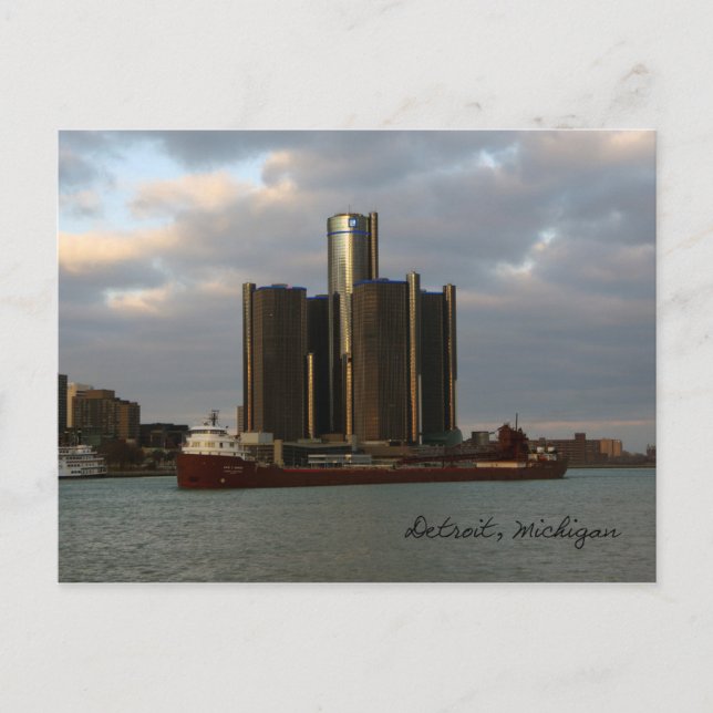 Carte postale Kaye E. Barker Detroit (Devant)