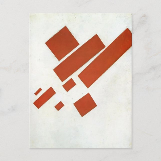 Carte Postale Kazimir Malevich - Deux dimensions d'autoportrait (Devant)