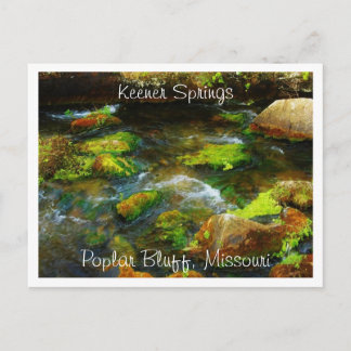 Carte Postale Keener Springs Poplar Bluff, Missouri