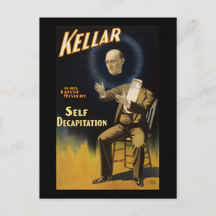 Carte Postale Kellar self decapitation
