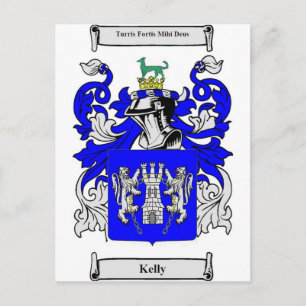 Carte Postale Kelly coat of Arms