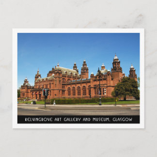 Carte Postale Kelvingrove Art Gallery and Museum, Glasgow